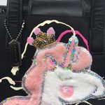 Coach  Customized Black Fabric Shoulder Bag Photo 3