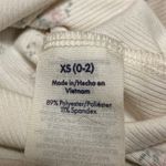 No Boundaries  Cream Floral Long Sleeve Ribbed Knit Crew Neck Sweater Top Size XS Photo 3