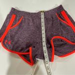 Under Armour Heather Burgundy High Rise Activewear Heatgear Shorts Size S Photo 6