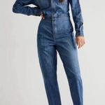 Free People NWT  X Lee Union Coveralls Denim Photo 0