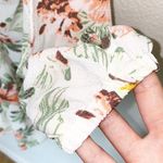 Toxik3 Floral Faux Wrap Long Sleeve Romper Size M Photo 4
