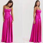 House Of CB 'Anabella' Fuchsia Lace Up Maxi Dress NWOT size S Photo 2
