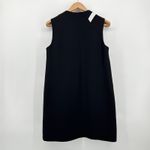 Rag and Bone  Lodwick Black V Neck Sleeveless Mini Dress Size 6 MSRP $550 Pockets Photo 5
