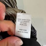 The Room gold pleated v-neck dress size large Photo 4