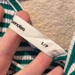 Bluenotes  Small Green and White Striped Tank Top Photo 4