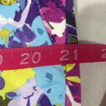 Adrienne Vittadini  Blue Yellow Purple Pink Floral Miniskirt‎ Size 12 Photo 8