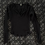 Free People  We The Free Hailey Long Sleeve V-Neck Photo 0
