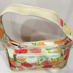 LeSportsac Hobo Bag Mums Floral Print With Pouch Lightweight Nylon Multicolored Photo 5