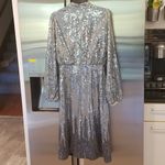 Ted Baker 💕 LONDON💕 Ophilla Long Sleeve Sequin Mini Dress Gunmetal 6 NWT Photo 15
