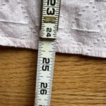 Roller Rabbit Top Sz L Pink Cotton Textured Dobby Henley Blouse Boho Cottagecore Photo 12