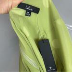 Lulus NWT  Halter Mini Dress The Best Spot Green‎ Polka Dot Satin Medium Backless Photo 6