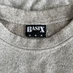 Vintage Basix USA Neutral Tan Oversized St Thomas Beach Fisherman Sweatshirt XL Photo 3