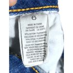 American Eagle Bermuda Jeans Shorts Womens 6 Distressed Stretch Denim Grunge Y2K Photo 7