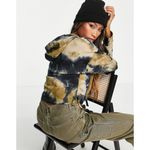 BLANK NYC  Small Crop Top Hoodie Sweater Tie Dye Acid Wash Photo 3