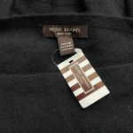 Henri Bendel 100% Cashmere Boatneck T Cape Sweater Black One Size Photo 7