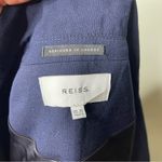 Reiss  Navy Blue One Button Wool Blazer sz 6 Photo 2