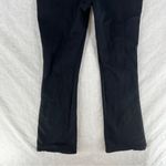J Brand Maria Flare Jean High Rise Stretch Black Denim Size 26 Photo 6