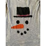 Aeropostale  Vintage gray thin women's snowman top size medium‎ Photo 2