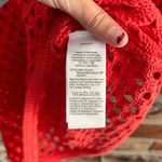 Madewell Open Knit Sweater Tank in Himalayan Orange, XS Photo 5