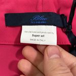 Les Copains Blue shocking pink cropped side zip trousers size IT 42 Photo 7