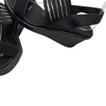 Skechers Sandals Women's Black Memory Foam Wedge Slingback Comfortable Size 8 Photo 5
