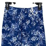 Maeve By Anthropologie Womens The Collette Wide Leg Floral Crop Pants Blue Sz 24 Photo 5