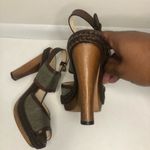 Coach  Daria Platform Sandals Heels Olive Green 9B Photo 6