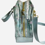 Disney Store Princess Jasmine Satchel Bag Aladdin Purse Clear Gold Accents Blue Photo 3