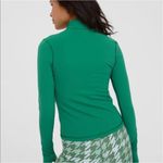 Aerie NWT OFFLINE by Real Me Xtra Long Sleeve Mock Neck T-Shirt Green Size L Photo 1
