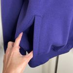 Champion ECO Emerson College Pullover Large Unisex Purple 1/4 Zip Sweatshirt Photo 3