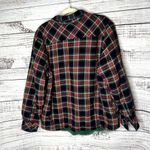 Che Bella Plaid Sherpa Lined Shacket Jacket Warm Cozy 2xl NWT Black Size 2X Photo 3