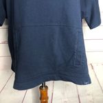L.L. Bean Oversized Cowl Neck Short Sleeve Sweatshirt Blue Size undefined Photo 4