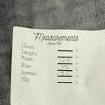 ZARA Wide Leg High Rise Vintage Distressed Cropped Jeans 2 Rinsed Black #3900 Photo 8