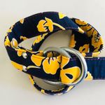 MAAX Blue Fish River Hawaiian Print Cotton Belt, sz. S Photo 3