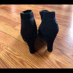 Sam & Libby  Black Elastic PullOn FauxSuede Booties Photo 4