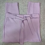 Loft Marisa Slim Tie Waist Ankle Pant Dress Pants Lavender Size 12 Photo 9