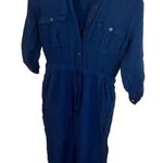 Madewell  jumpsuit organic 100% cotton coastal blue size 00 Photo 2