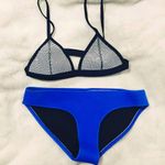 Triangl  Blue And Mesh Swimsuit Photo 0