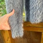 Coco + Carmen Women's Blue/Grey Cowl Neck Eyelash Sweater Size XXL. NEW Photo 3