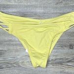 O'Neill O’Neill Women's Gold Salt Water Solids Multi Sides Bikini Swim Bottoms sz S Photo 0