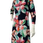 Tommy Hilfiger Multicolored Hawaiian Floral Leaf Print Dress Womens Size 2 Aloha Photo 3