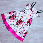 Gunne Sax Vintage 90s Jessica McGlintock For  Strapless Pink Polk-a-dots dress 3 Photo 4