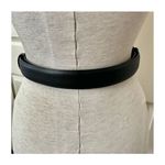 Chico's Chico’s black leather Metal adjustable belt Photo 3