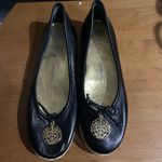 Juicy Couture Retro  Pam Gela Black Leather Slip On Espadrille Flats Women’s 7.5M Photo 0