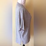 Honeyme  Gray‎ Short Sleeve Top Size M Photo 1