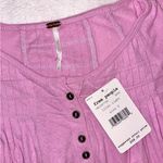 Free People NWT  Prairie Henley Long Sleeve top size Small Photo 7