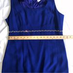 After Dark Evening Gown Blue Rhinestones Formal Prom Sleeveless Size 12 Photo 4