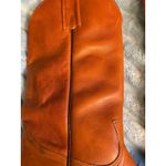 Frye  Women's Cognac Leather Western Cowboy Boots Size 10.5 Photo 1