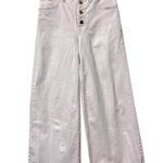 Madewell Wide-Leg Crop Jeans Garment-Dyed Women’s Size 27 Pink High-Rise Stretch Photo 0