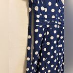 Boden USA Boden Regatta Navy White Polka Dots Dress Size 2P Photo 6